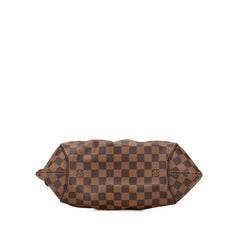 ルイ ヴィトン ダミエ システィナMM ハンドバッグ N41542 ブラウン PVC レザー レディース LOUIS VUITTON 【中古】