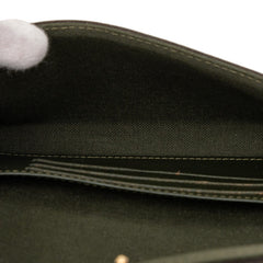 ルイ ヴィトン モノグラム ミュルティ ポシェット フェリシー ショルダーバッグ M80091 ブラウン グリーン PVC レザー レディース LOUIS VUITTON 【中古】