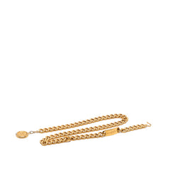 シャネル ヴィンテージ ロゴ チェーン ベルト ゴールド メッキ メンズ CHANEL 【中古】