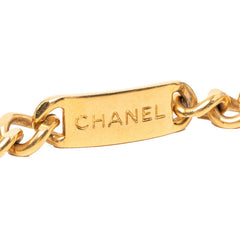 シャネル ヴィンテージ ロゴ チェーン ベルト ゴールド メッキ メンズ CHANEL 【中古】