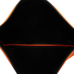 エルメス ネオバンGM ポーチ クラッチバッグ オレンジ ポリアミド エラスタン レディース HERMES 【中古】