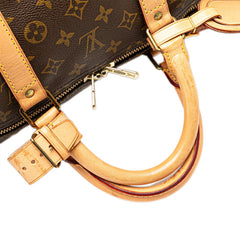 ルイ ヴィトン モノグラム キーポル55 ボストンバッグ トラベルバッグ 旅行用バッグ M41424 ブラウン PVC レザー レディース LOUIS VUITTON 【中古】