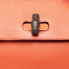 グッチ バンブー デイリー トートバッグ ショルダーバッグ 2WAY 370830 レッド レザー レディース GUCCI 【中古】