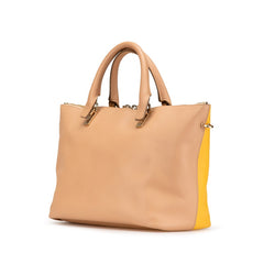 クロエ ベイリー ハンドバッグ ショルダーバッグ 2WAY ベージュ イエロー レザー レディース Chloe 【中古】
