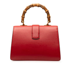 グッチ ディオニュソス バンブー ハンドバッグ ショルダーバッグ 2WAY 448075 レッド レザー レディース GUCCI 【中古】