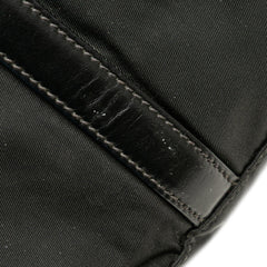 プラダ 三角ロゴプレート ハンドバッグ ショルダーバッグ 2WAY BN1066 ブラック ナイロン レザー レディース PRADA 【中古】