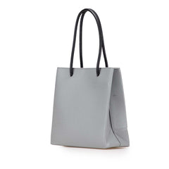 バレンシアガ ショッピングトート XXS ハンドバッグ ショルダーバッグ 2WAY 597858 グレー レザー レディース BALENCIAGA 【中古】