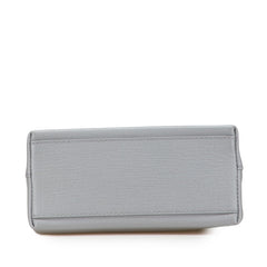 バレンシアガ ショッピングトート XXS ハンドバッグ ショルダーバッグ 2WAY 597858 グレー レザー レディース BALENCIAGA 【中古】