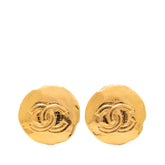 シャネル ヴィンテージ ココマーク ラウンド イヤリング ゴールド メッキ レディース CHANEL 【中古】
