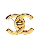 シャネル ココマーク ターンロック ブローチ ゴールド メッキ レディース CHANEL 【中古】