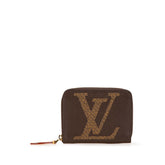 ルイ ヴィトン モノグラム ジャイアント ジッピー コインパース コインケース 小銭入れ M67690 ブラウン PVC レザー レディース LOUIS VUITTON 【中古】