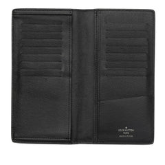ルイ ヴィトン タイガ ポルトフォイユ ロン 長財布 M33402 ノワール ブラック レザー メンズ LOUIS VUITTON 中古