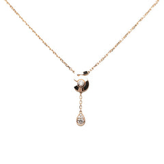 シャネル J12429 K18BG ベージュゴールド(刻印750) ダイヤ0.16ct エクストレ ドゥ N°5 ペンダントネックレス レディース CHANEL 【中古】