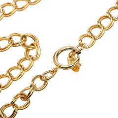 シャネル チェーン ネックレス ゴールド メッキ レディース CHANEL 中古