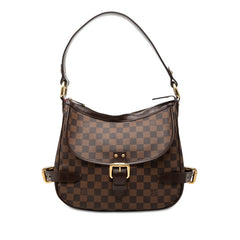 ルイ ヴィトン ダミエ ハイバリー ワンショルダーバッグ N51200 ブラウン PVC レザー レディース LOUIS VUITTON 【中古】
