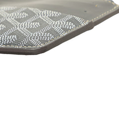 ゴヤール インサート ルイーズ カードケース カードホルダー グレー PVC レザー レディース GOYARD 中古