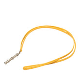 エルメス シフレ 犬笛 ドッグホイッスル ペンダントトップ ネックレス シルバー イエロー メタル レザー レディース HERMES 【中古】