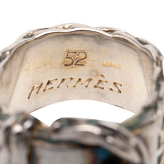 エルメス ディアンヌ リング 指輪 #52 SV925 シルバー レディース HERMES 【中古】