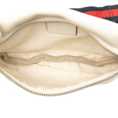 グッチ ロゴ シェリーライン ボディバッグ ウエストバッグ ショルダーバッグ 527792 ベージュ マルチカラー レザー レディース GUCCI 【中古】