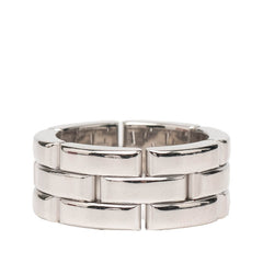 カルティエ マイヨン パンテール リング 指輪 #47 K18WG ホワイトゴールド レディース CARTIER 【中古】