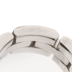 カルティエ マイヨン パンテール リング 指輪 #47 K18WG ホワイトゴールド レディース CARTIER 【中古】