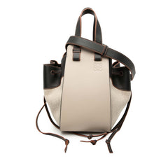 ロエベ ハンモック スモール ハンドバッグ ショルダーバッグ 2WAY ベージュ マルチカラー レザー レディース LOEWE 中古