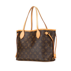ルイ ヴィトン モノグラム ネヴァーフルPM ハンドバッグ トートバッグ M40155 ブラウン PVC レザー レディース LOUIS VUITTON 【中古】