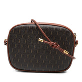 サンローラン ル モノグラム カメラバッグ 斜め掛け ショルダーバッグ 688699 ブラウン PVC レザー レディース SAINT LAURENT 【中古】