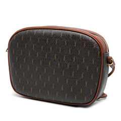 サンローラン ル モノグラム カメラバッグ 斜め掛け ショルダーバッグ 688699 ブラウン PVC レザー レディース SAINT LAURENT 【中古】