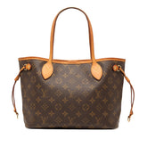 ルイ ヴィトン モノグラム ネヴァーフルPM ハンドバッグ トートバッグ M40155 ブラウン PVC レザー レディース LOUIS VUITTON 【中古】