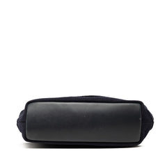 サルヴァトーレフェラガモ ヴァラ ハンドバッグ ショルダーバッグ 2WAY ネイビー ゴールド ナイロン レザー レディース Salvatore Ferragamo 【中古】