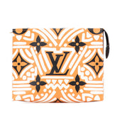 ルイ ヴィトン LVクラフィティ ポッシュ トワレ26 クラッチバッグ セカンドバッグ M45477 クレーム カラメル PVC レザー レディース LOUIS VUITTON 【中古】