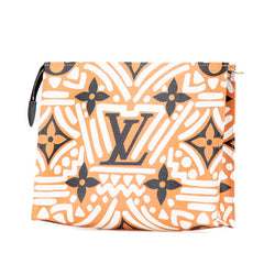 ルイ ヴィトン LVクラフィティ ポッシュ トワレ26 クラッチバッグ セカンドバッグ M45477 クレーム カラメル PVC レザー レディース LOUIS VUITTON 【中古】