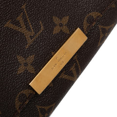 ルイ ヴィトン モノグラム フェイボリットPM チェーン ハンドバッグ ショルダーバッグ 2WAY M40717 ブラウン PVC レザー レディース LOUIS VUITTON 【中古】