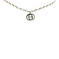 グッチ インターロッキングG ネックレス SV925 シルバー レディース GUCCI 【中古】