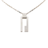 グッチ カットアウトG ネックレス SV925 シルバー レディース GUCCI 【中古】