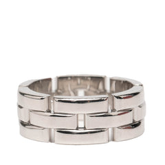 カルティエ マイヨン パンテール リング 指輪 #55 K18WG ホワイトゴールド メンズ CARTIER 【中古】