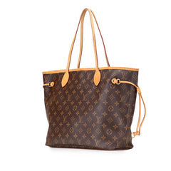 ルイ ヴィトン モノグラム ネヴァーフルMM トートバッグ ハンドバッグ M41177 ブラウン PVC レザー レディース LOUIS VUITTON 【中古】
