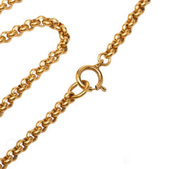 シャネル ココマーク ヴィンテージ ネックレス ゴールド メッキ レディース CHANEL 【中古】
