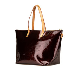 ルイ ヴィトン モノグラム ヴェルニ ベルヴューGM ハンドバッグ ショルダーバッグ M93589 アマラント ブラウン パテントレザー レザー レディース LOUIS VUITTON 【中古】