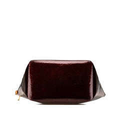 ルイ ヴィトン モノグラム ヴェルニ ベルヴューGM ハンドバッグ ショルダーバッグ M93589 アマラント ブラウン パテントレザー レザー レディース LOUIS VUITTON 【中古】