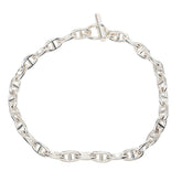 エルメス シェーヌダンクルGM チェーン 2連 ブレスレット チョーカー ネックレス 29コマ SV925 シルバー レディース HERMES 【中古】
