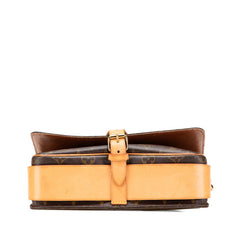 ルイ ヴィトン モノグラム カルトシエールGM ショルダーバッグ M51252 ブラウン PVC レザー レディース LOUIS VUITTON 【中古】