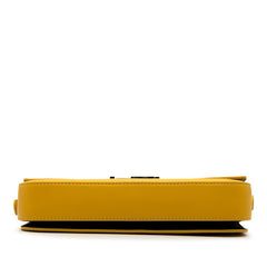 フェンディ トレバケット ショルダーバッグ 8BR720 イエロー レザー レディース FENDI 【中古】