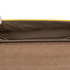 フェンディ トレバケット ショルダーバッグ 8BR720 イエロー レザー レディース FENDI 【中古】