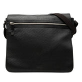ディオール ディオール オム ショルダーバッグ メッセンジャーバッグ ブラック レザー メンズ Dior 【中古】