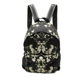 ジバンシー フローラル バックパック リュック ブラック ナイロン メンズ Givenchy 【中古】