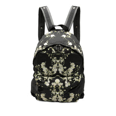 ジバンシー フローラル バックパック リュック ブラック ナイロン メンズ Givenchy 【中古】