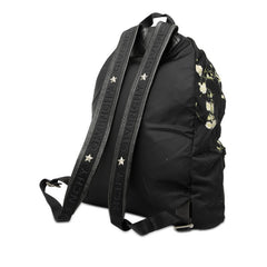 ジバンシー フローラル バックパック リュック ブラック ナイロン メンズ Givenchy 【中古】