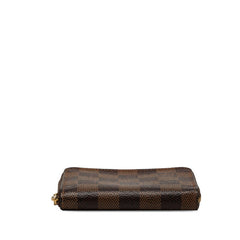 ルイ ヴィトン ダミエ ジッピー コインパース コインケース 小銭入れ N63070 ブラウン PVC レディース LOUIS VUITTON 【中古】